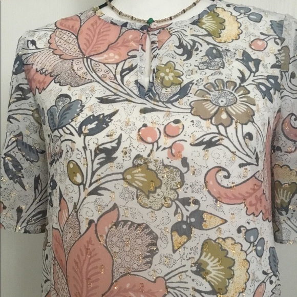 Ann Taylor Loft Floral Tunic - Picture 4 of 5